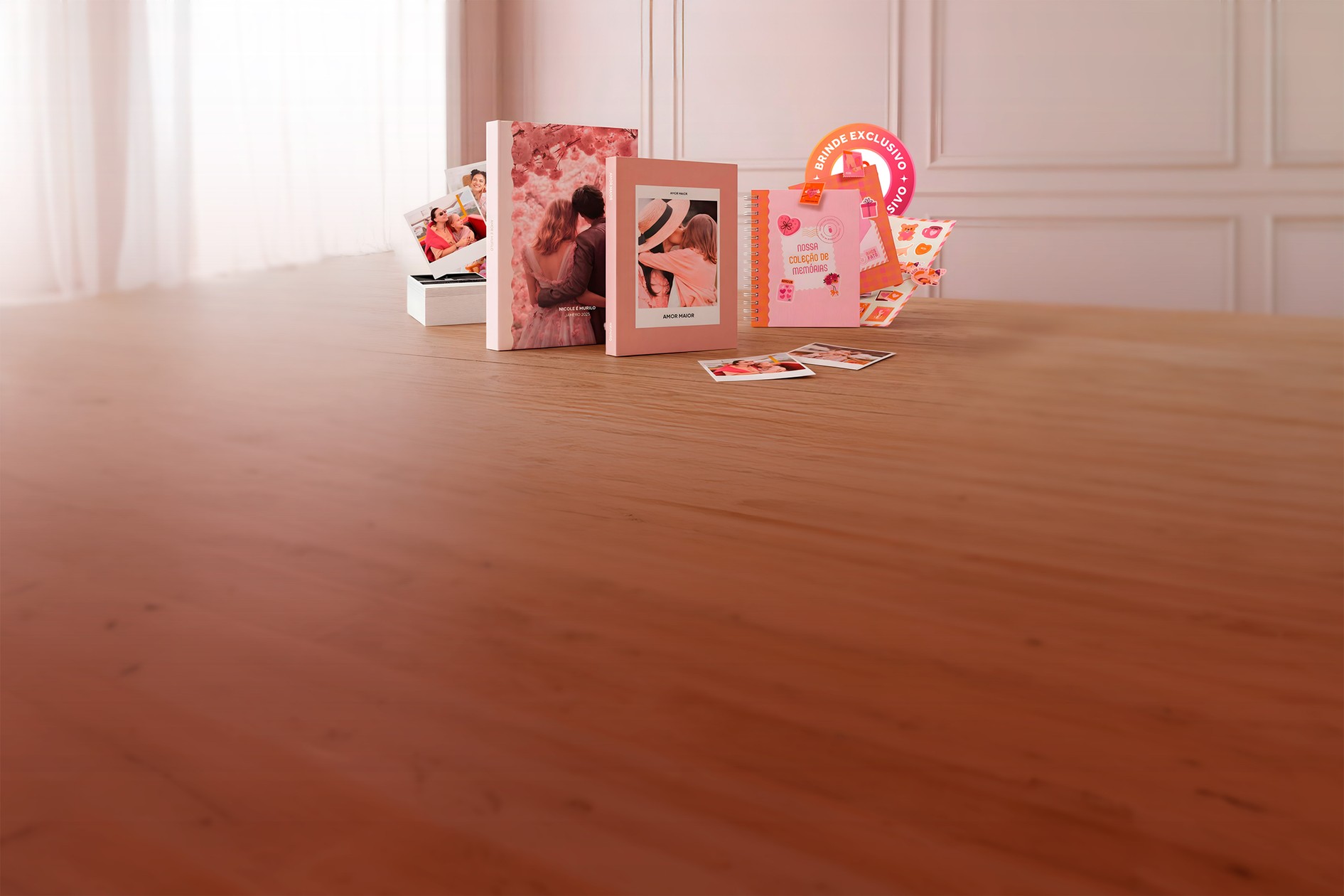 Dobro de fotos + brinde