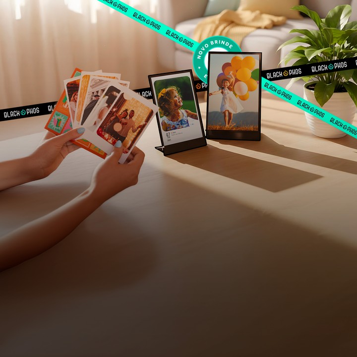 Dobro de fotos + brinde