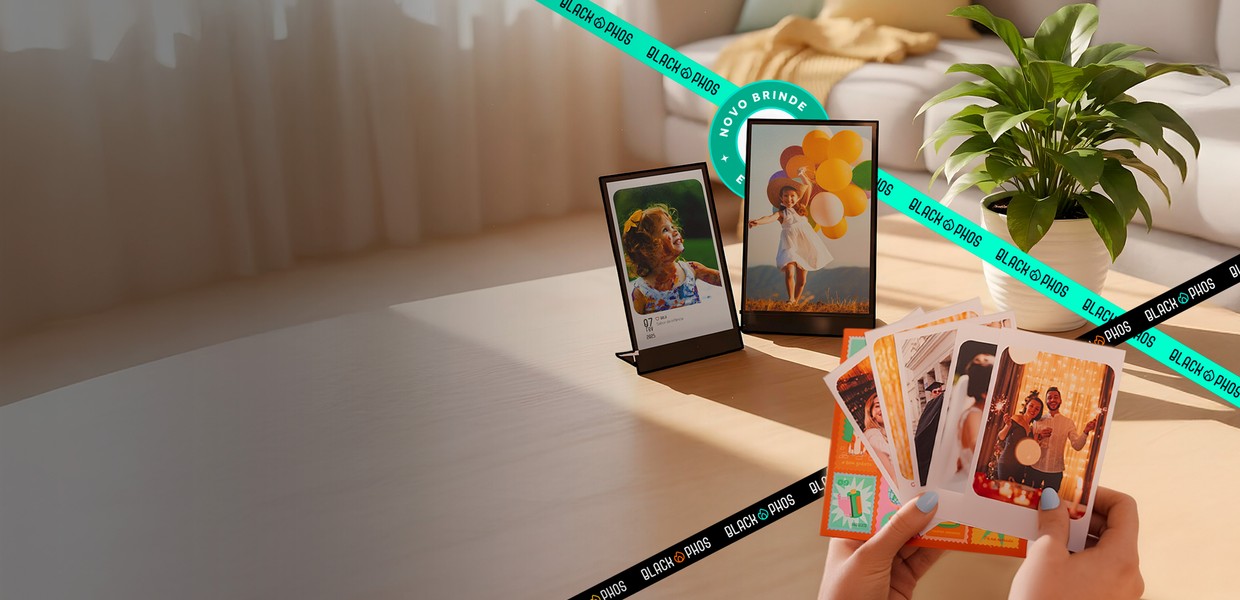 Dobro de fotos + brinde